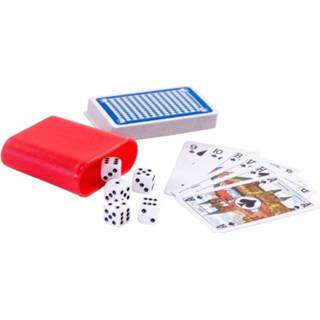 Dobbel spel karton active kinderen multi Spelletjes box 100 kaart en dobbelspellen