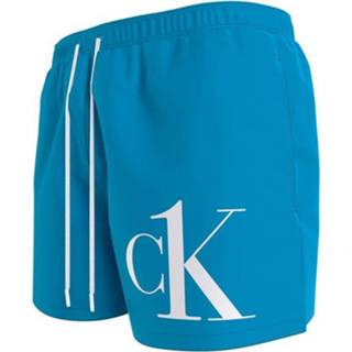 👉 Zwem broek male blauw s mannen Calvin Klein zwembroek heren aqua - CXR