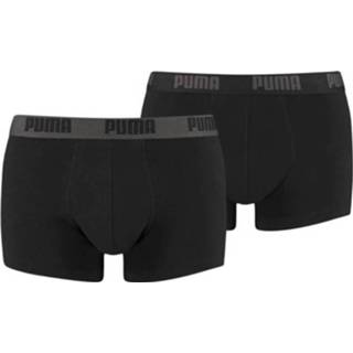 👉 Boxershort zwart elastaan m|l|xl male Puma 2-pack boxershorts trunk -