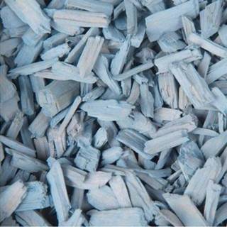 👉 Houtsnipper blauwe blauw One Size 1x Zakje lichtblauwe houtsnippers 150 gram - Hobby/decoratie materiaal Houtstukjes licht 8720147525656
