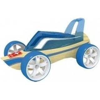 👉 Roadster raceauto bamboe speelgoed auto 8 cm