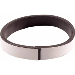 👉 Magneetband zwart 1x Magneetbanden/magnetisch tape op rol 0,75 m x 125 mm