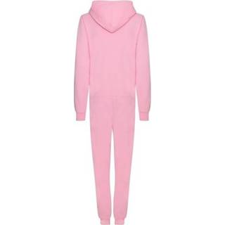 👉 Warme onesie/jumpsuit licht roze voor dames - huispakken volwassenen