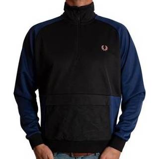 👉 Trainingsjack zwart polyester Fred Perry - Woven Colourblock Zip