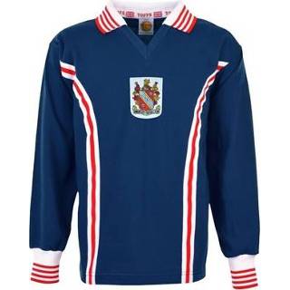 👉 Voetbalshirt katoen Bangor City Retro 1979-1980