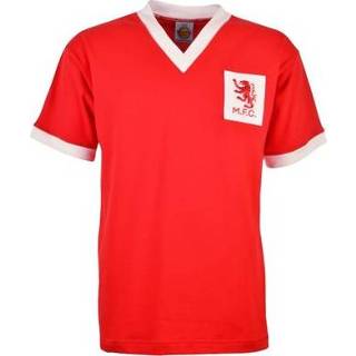 👉 Voetbalshirt katoen Middlesbrough FC Retro 1950's