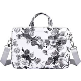 👉 Laptoptas CanvasArtisan Universele met Draagriem - 15 Bloemen 5712580068077