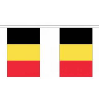👉 Vlaggenlijn One Size meerkleurig Luxe Belgie 9 m 8718758347507
