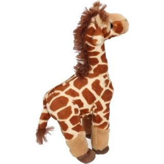 👉 Giraffe knuffel pluche One Size meerkleurig - 25 cm knuffeldier giraf 8719538763906