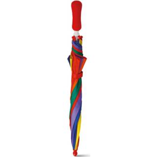 👉 Paraplu One Size meerkleurig kinderen mannen Gekleurde voor 68 cm - Manueel Paraplus/ regenbescherming 8720276704717