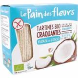 👉 Pain Des Fleurs Krokante bio crackers met kokos 150g 3380380072451