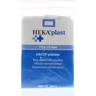 👉 Pleister Heka HACCP pleisters blauw 72 x 19 mm 25st 8715886007631