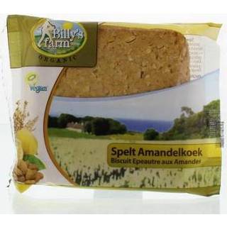 Billy's Farm Spelt amandelkoeken bio 50g 8711753004017