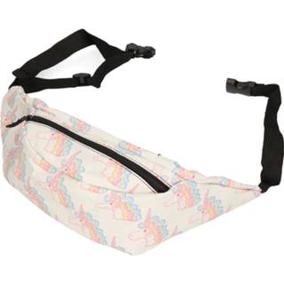 👉 Eenhoorn print roze/blauw heuptasje/schoudertasje voor meisjes/dames - Festival fanny pack/bum bag