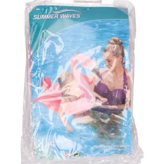 👉 Opblaasbare flamingo zwemband/zwemring 61 cm - speelgoed - flamingo 3D zwembanden voor kinderen