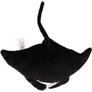 👉 Knuffel pluche meerkleurig One Size mannen kinderen zwart witte zwart/witte mantarog 26 cm - Mantaroggen zeedieren knuffels Speelgoed voor 8720147725384