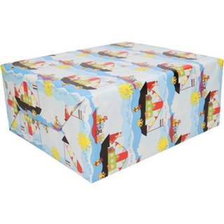 👉 Inpakpapier meerkleurig Sinterklaas - 250 x 45 cm cadeaupapier / kadopapier 8718758247173