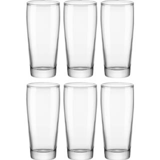 👉 Fluit transparant One Size 12x Stuks fluitjes bierglazen 20 cl - Glazen voor bier 8411712764340