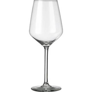 👉 Wijnglas witte glas One Size transparant 6x Luxe wijnglazen voor wijn 370 ml Carre - 37 cl glazen drinken van 8720147726145