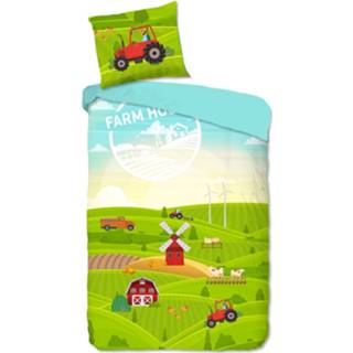 👉 Dekbedovertrek multicolor katoen One Size meerkleurig Good Morning Pieter junior 140 x 220 cm 8717285175799