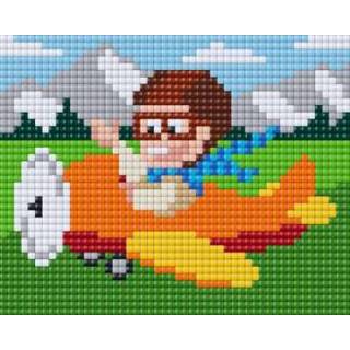 👉 XL GeenKleur Pixelhobby Vliegenier 20x24 cm 8718468328001