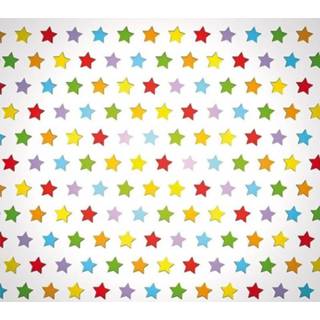 👉 Inpakpapier meerkleurig Inpakpapier/cadeaupapier metallic met gekleurde sterretjes 150 x 70 cm rol - kadopapier / cadeaupapier/folie 8720147270075