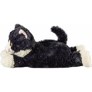 👉 Magnetron lavendel One Size meerkleurig zwart warmte knuffel kat 38 cm - Heatpack/coldpack Warmteknuffel geur Huisdieren katten knuffels Dierenknuffels 8719538260757