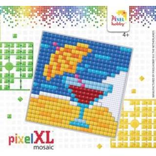 👉 XL GeenKleur Pixelhobby Cocktail 12x12 cm 8718468541004