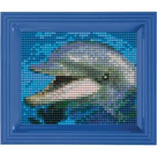👉 GeenKleur Pixelhobby Classic Dolfijn 10x12 cm 8718468331001
