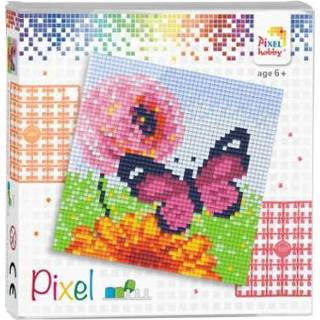👉 GeenKleur Pixelhobby Classic Vlinder 12x12 cm 8718468244011