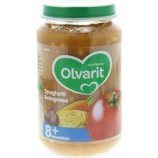 Olvarit Spaghetti bolognese 8M10 200g 5900852926693