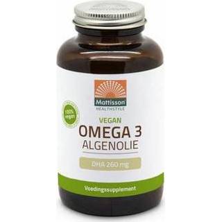 👉 Algenolie Mattisson Vegan omega-3 DHA 260 mg 120vc 8717677969227