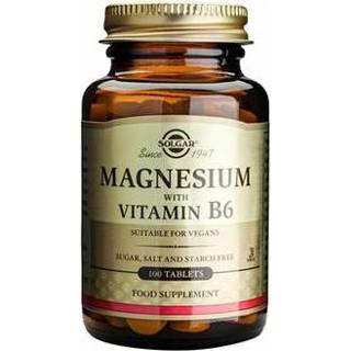 Magnesium Solgar with Vitamin B-6 250tab