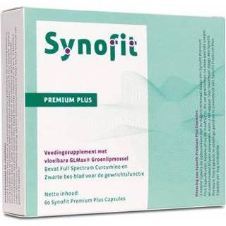 👉 Groenlipmossel Synofit Premium plus & curcumine 60ca 8718868027740