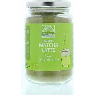 👉 Mattisson Latte matcha gember - Ceylon kaneel bio 140g 8717677967186