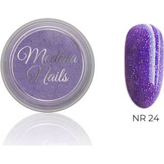Modena Nails acryl Glitter - 24 paars One Size GeenKleur 622246 ess-dermarolling.nl-PR_622246 Paars acryl One Size GeenKleur Modena Nails Glitter - 24 8720246149524