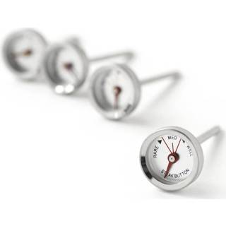 👉 Thermo meter stainless steel zilver Bengt Ek Design Mechanical Thermometer 4-pack mini for meat 7610927927460