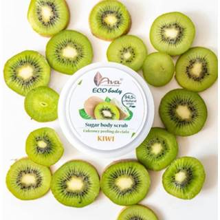 👉 Sugar Scrub One Size GeenKleur AVA Cosmetics - ECO BODY KIWI 250gr. 5906323006567