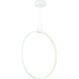 👉 Hang lamp modern zand wit plafond binnen aluminium kunststof Home sweet hanglamp LED Eclips Ø 35 - 8718808125512