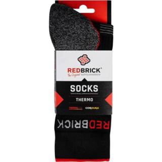 👉 Werksok grijs zwart Redbrick Thermo - Werksokken Grijs/Zwart 47-50 8713458004002