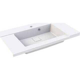 👉 Wastafel wit male Allibert King 80cm glanzend 5411747129407