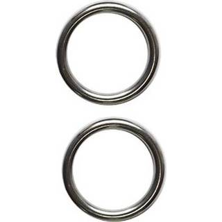 👉 RVS male Sencys gesloten ring Ø 6 x 52 mm - 2 stuks 5400107354764