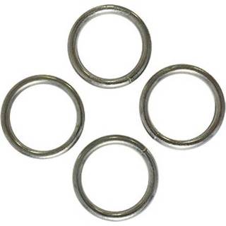 👉 Staal male Sencys gesloten ring Ø 3,5 x 32 mm - 4 stuks 5400107178056