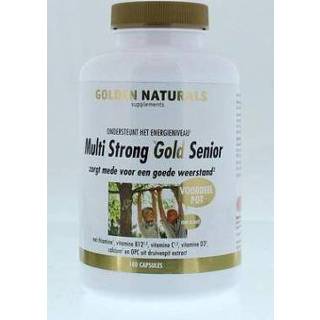 👉 Goud Golden Naturals Multi strong gold senior 180vc 8718164646898