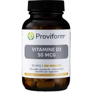 👉 Vitamine Proviform D3 50 mcg 100vc 8717677121038