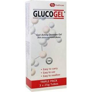 👉 Gel Glucogel glucose 25 gram 3x25g 5016973991134