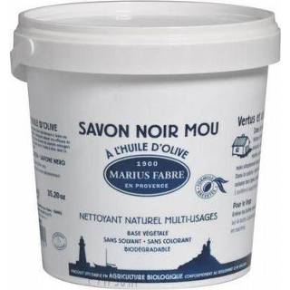 👉 Zwarte Marius Fabre Savon noir lavoir zeep pot 1000g 3298650401101