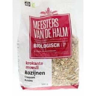 👉 Muesli De Halm Krokante rozijn bio 500g 8714266000149