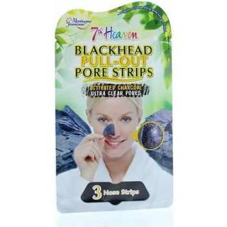👉 Gezichtsmasker Montagne 7th Heaven charcoal pore strips 3st