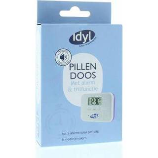 👉 Pillendoos Idyl met alarm en trilfunctie 6-vaks 1st 8717473117082